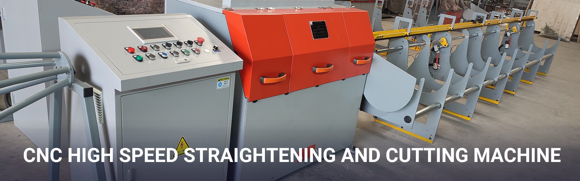 CNC high speed straightening and cutting machine