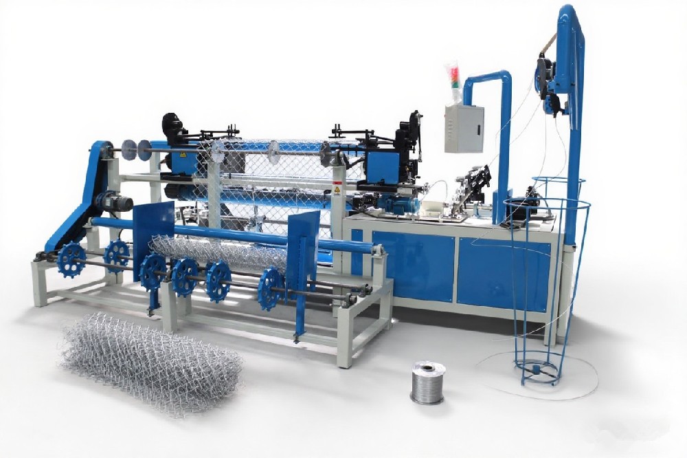 Double Wire Full Automatic Chain Link Fence Machine